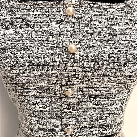 NWT Almost Famous | Gray Pencil Skirt Set of Two Pieces Size Medium - Picture 3 of 7